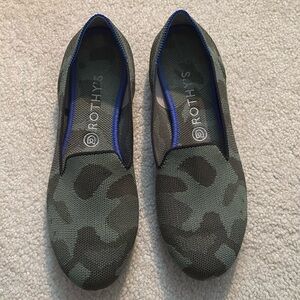 Rothy camo loafer